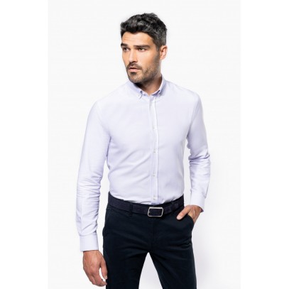 CHEMISE OXFORD MANCHES LONGUES HOMME