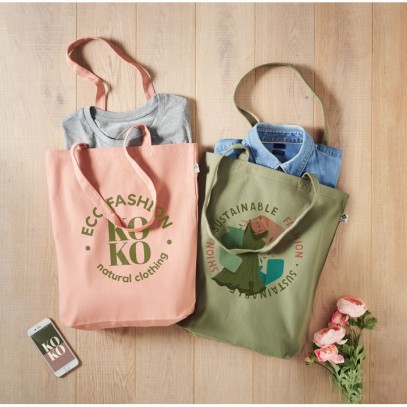 SAC SHOPPING EN TOILE ORGANIQUE 270GR COCO personnaliser