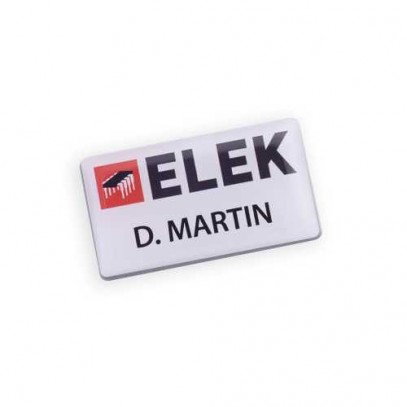 BADGE AIMANT FORME RECTANGULAIRE
