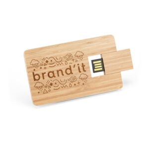 CLE USB BAMBOU CARD