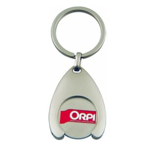 PORTE CLES JETON MÉTAL