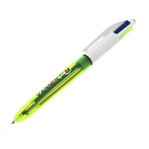 STYLO 4 COULEURS FLUO BIC®
