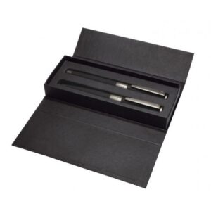 PARURE STYLO BILLE + ROLLERBALL IMAGE BLACK LINE