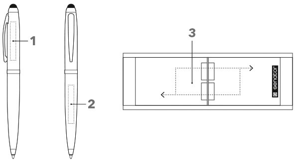 PARURE ROLLERBALL + TOUCH PAD PEN NAUTIC