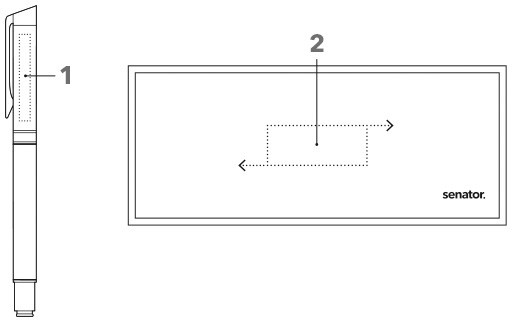 PARURE STYLO BILLE + ROLLERBALL CARBON LINE
