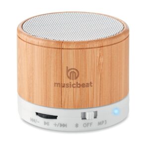 ENCEINTE BT ROUND BAMBOO