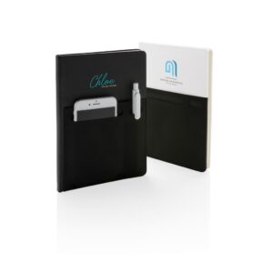 CARNET DE NOTES A5 DELUXE AVEC POCHETTES