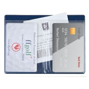 ETUI 2 CARTES AVEC POCHE FACTURETTE