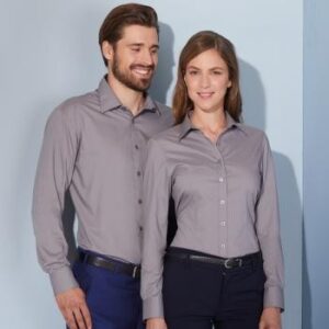 CHEMISE A MANCHES LONGUES POPELINE JAMES & NICHOLSON