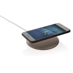 CHARGEUR A INDUCTION 5W EN FIBRE DE PAILLE