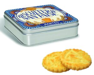 BOITE CARREE AVEC GALETTES PUR BEURRE