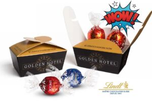 BALLOTIN 2 CHOCOLATS LINDT LINDOR