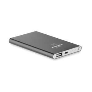 POWERBANK 4000MAH ALUMINIUM POWERFLAT