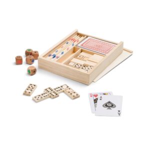 SET DE JEU 4 EN 1 EN BOIS PLAYTIME