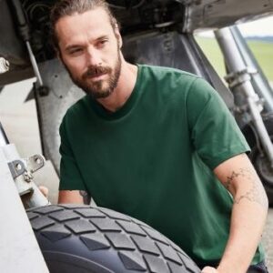 T-SHIRT DE TRAVAIL MANCHES COURTES BIO STRETCH JAMES & NICHOLSON