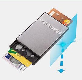 ETUI CARTE 2 CARTES COMPACT ANTI RFID