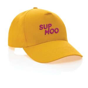 CASQUETTE 5 PANNEAUX EN COTON RECYCLE 190GR IMPACT