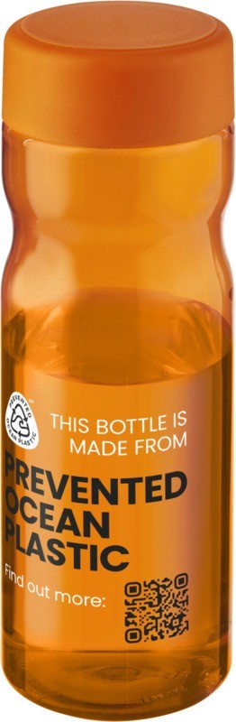 BOUTEILLE H2O ECO BASE 650ML AVEC COUVERCLE VISSE