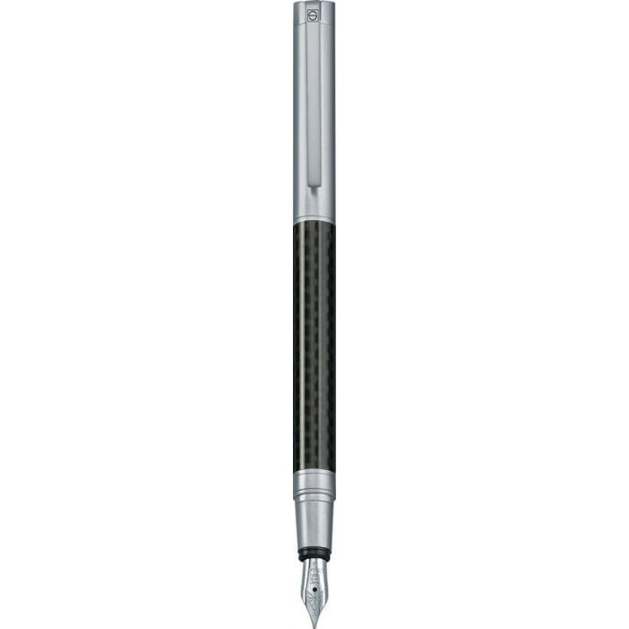 PARURE STYLO BILLE + STYLO PLUME CARBON LINE