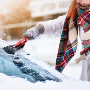 GRATTOIR A GLACE AVEC MANCHE ET BROSSE AMIGO