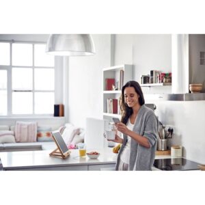 SUPPORT PLIABLE POUR SMARTPHONE OU TABLETTE EN BAMBOU TUANUI