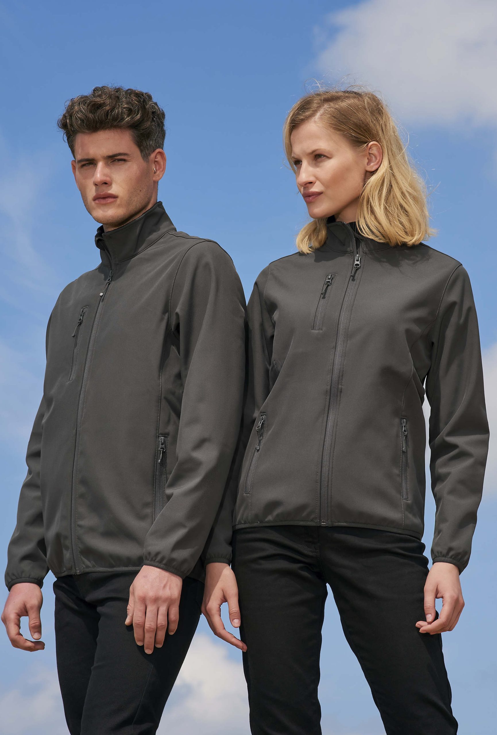 VESTE HOMME CERTIFIE GRS ZIPPEE SOFTSHELL FALCON