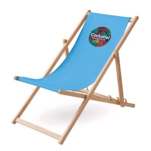 CHAISE DE PLAGE PLIABLE EN BOIS HONOPU
