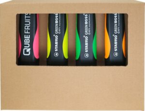 SET GREEN BOSS BOX STABILO