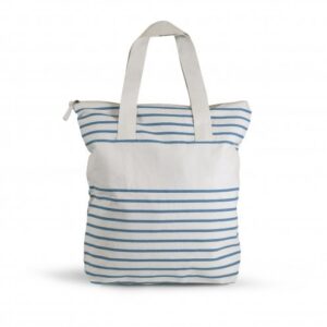 SAC SHOPPING AVEC FOND ET FERMETURE ZIPPEE EN COTON BIOBEACH