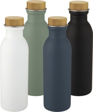 BOUTEILLE 650ML KALIX EN ACIER ET BAMBOU