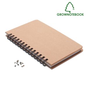 CARNET A5 EN PAPIER FSC GROWNOTEBOOK™