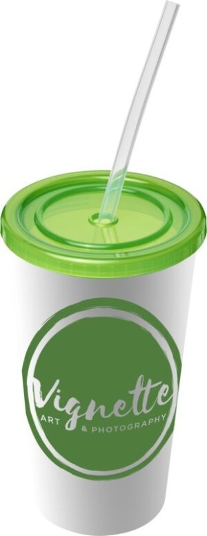 GOBELET ISOTHERME BRITE-AMERICANO® 350 ML AVEC PAILLE