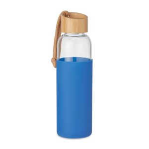 BOUTEILLE 500ML EN VERRE SILICONE ET BAMBOU CHAI