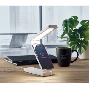 LAMPE DE BUREAU PLIABLE AVEC CHARGEUR SANS FIL 10W ESPURNA