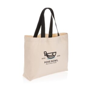 GRAND SAC TOTE EN TOILE 240GR RECYCLE NON TEINTE AWARE™