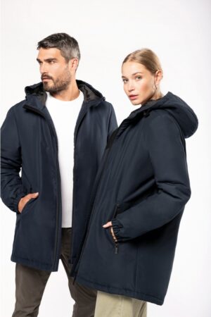 PARKA A CAPUCHE RECYCLEE UNISEXE