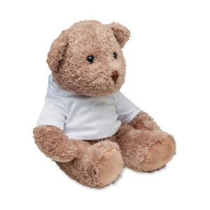 GRAND OURS EN PELUCHE AVEC SWEAT A CAPUCHE JOHN