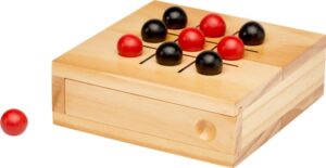 JEU DU MORPION EN BOIS STROBUS