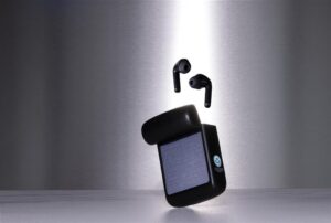 ECOUTEURS SOLAIRES EN PLASTIQUE RECYCLE RCS SKYWAVE