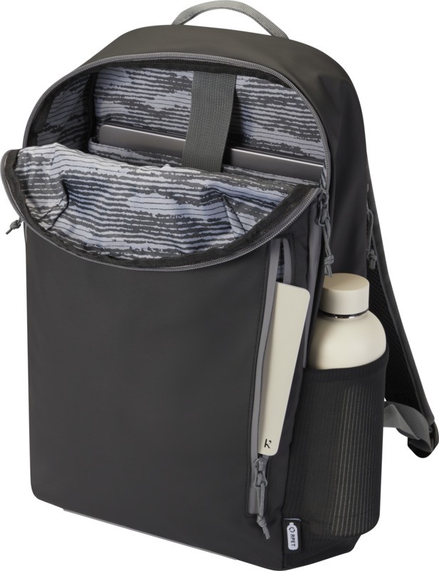 Sac à dos plat style urbain en polyester recyclé, 9 litres