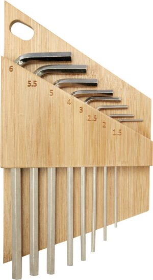 TROUSSE A OUTILS ALLEN EN BAMBOU A CLE HEXAGONAL STAC
