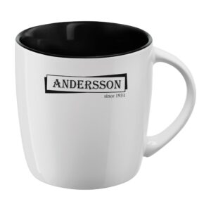 MUG 250ML BLANC AVEC INTERIEUR COLORE ENNIA INSIDE