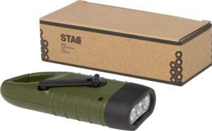 LAMPE DE POCHE DYNAMO SOLAIRE AVEC MOUSQUETON HELIOS