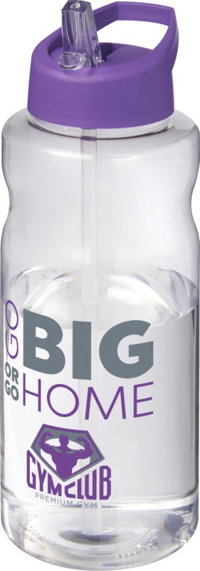 BOUTEILLE DE SPORT H2O ACTVE® BIG BASE 1000ML AVEC COUVERCLE A BEC VERSEUR