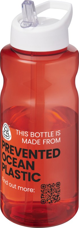 BOUTEILLE DE SPORT H2O ACTIVE® ECO BIG BASE 1000ML AVEC COUVERCLE A BEC VERSEUR