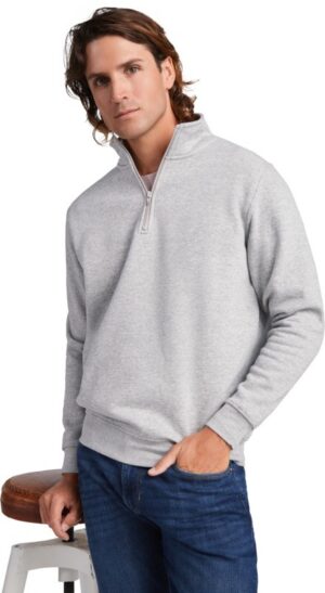 SWEAT SHIRT 280GR AVEC FERMETURE QUART DE ZIP ANETO ROLY