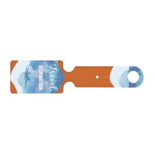 ETIQUETTE A BAGAGE EN PVC GOMME