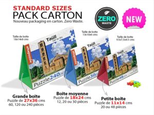 PUZZLE 12 PIECES BOITE MOYENNE PACK CARTON