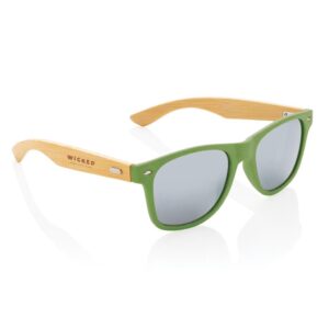 LUNETTES DE SOLEIL UV400 EN BAMBOU ET PLASTIQUE RECYCLE RCS