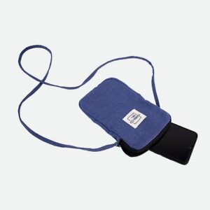 POCHETTE A BANDOULIERE AVEC ZIPPER POUR TELEPHONE PORTABLE